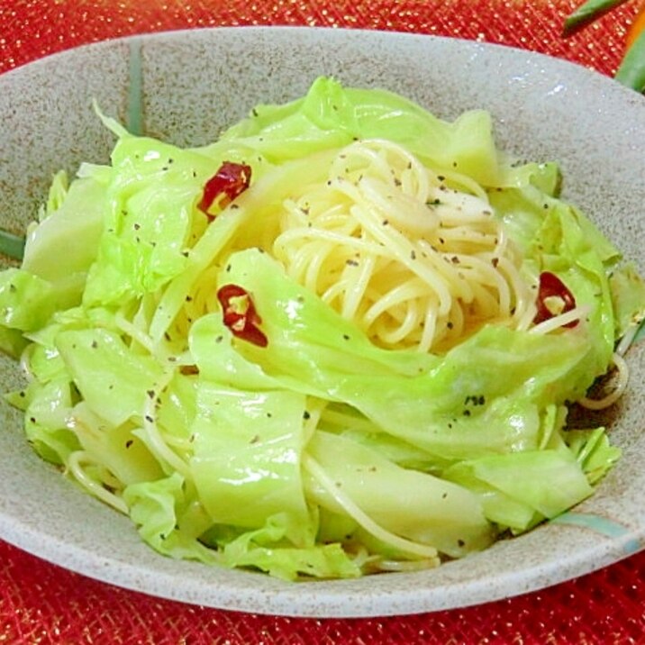 混ぜちゃうだけのキャベツスパーゲッティ